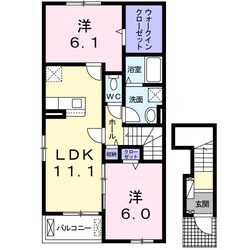 ベルハミングの物件間取画像